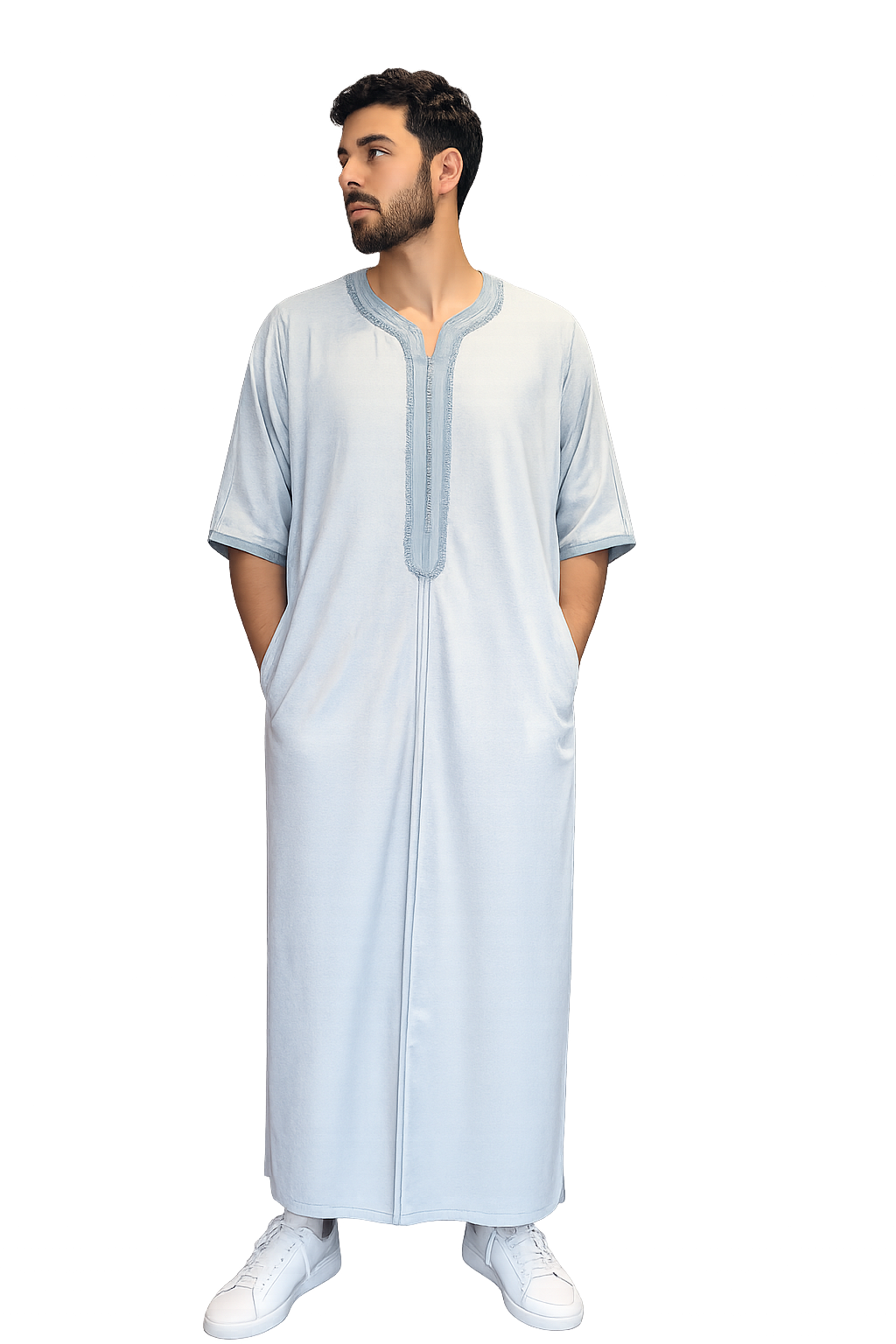 Djellaba Homme Traditionnelle – Sky Élégance